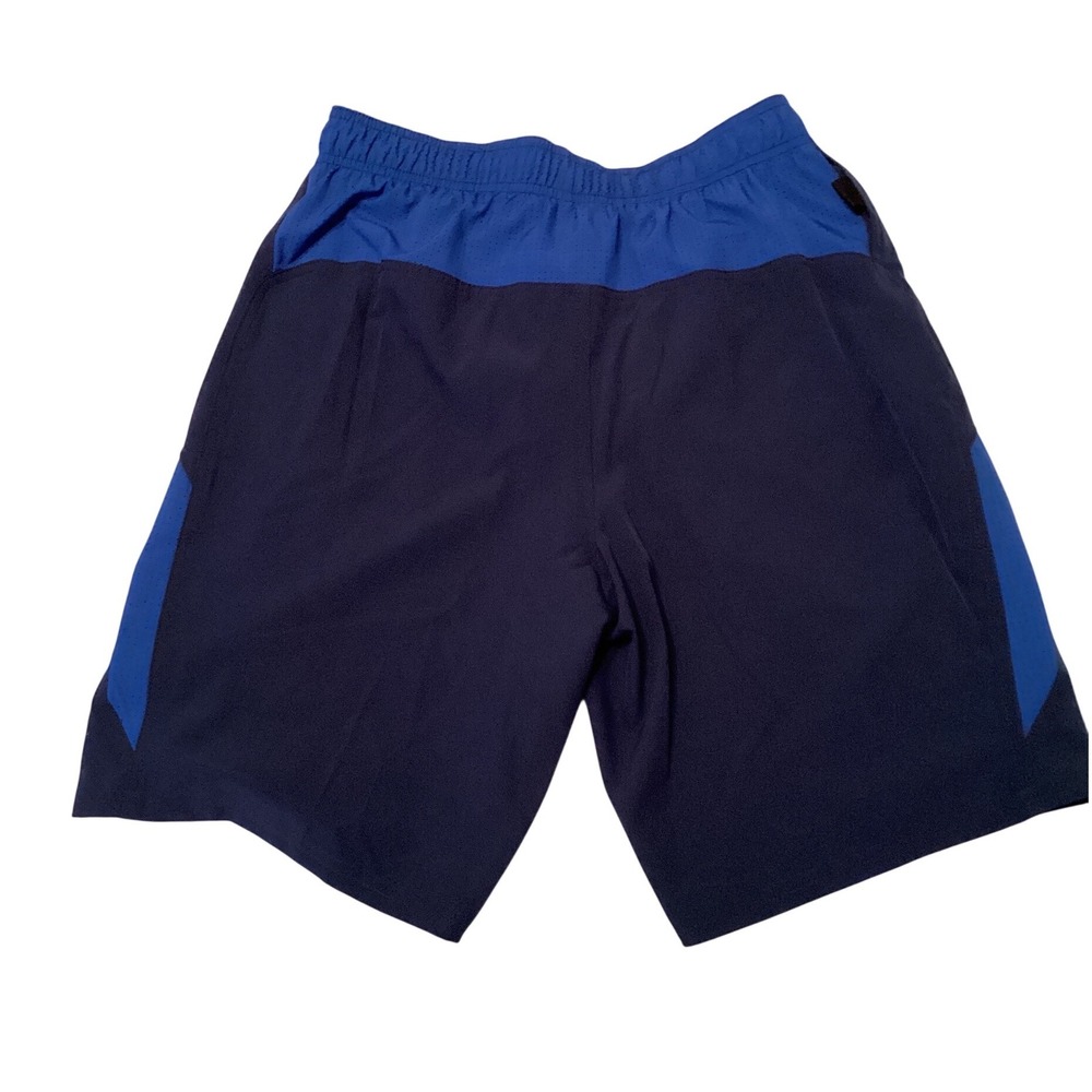 Nike Swim Mens Navy Blue Colorblock Board Shorts 4-Way Stretch NESSA482-440 S - Picture 2 of 6